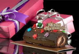 Christmas Log Cake From The Icing Room Singapore Log Cake Cake Chocolate Log