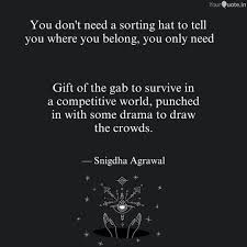 It is with heavy hearts and great sadness that we announce the passing of our dear brother, timothy j. Gift Of The Gab To Surviv Quotes Writings By Snigdha Agrawal Yourquote