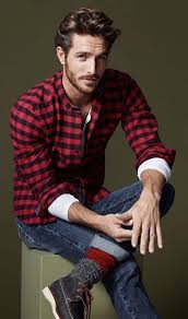 Black And White Buffalo Plaid Shirt Mens Fall Outfit Inspiration With A Banded Collar Buffalo Plaid Dark Wash Denim White Long Sleeve Shirt Black W With Images Mens Winter Fashion Mens Fashion Rugged Mens Outfits