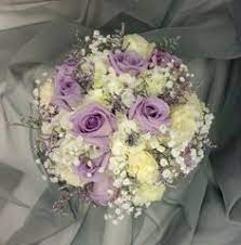 Luyue calla lily bridal wedding bouquet head lataex real touch flower bouquets pack of 20 （purple white）. 55 Purple Bridal Bouquets Ideas In 2021 Purple Bridal Bouquet Bridal Bridal Bouquet