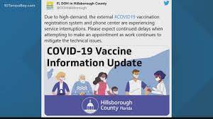 Group bookings aren't available through book my vaccine. Hillsborough County Covid 19 Vaccine Appointment Problems Wtsp Com