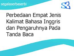 Kalimat nominal kalimat nominal merupakan kalimat yang predikatnya bukan kata kerja atau be (be,is, am, are, was, were) contoh: Perbedaan Empat Jenis Kalimat Bahasa Inggris Dan Pengaruhnya Pada Tanda Baca