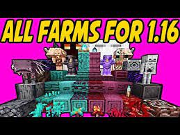 All 17 New Automatic Farms For 1 16 1 16 5 Minecraft Nether Update Youtube In 2021 Minecraft Automatic Farm Minecraft Nether Minecraft Farm