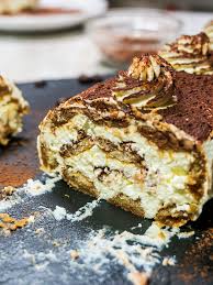 Л., шоколад горький — по вкусу, кофе эспрессо — 300 мл, марсала — 1 стакан, печенье савоярди — 200 г. No Egg Tiramisu Cake Roll Recipe Amiable Foods