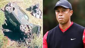 Two months after his car crash, tiger woods posted a photo of himself smiling and standing with the help of crutches on his florida golf course. Tiger Woods Golf Legend Hospitalised After Car Crash