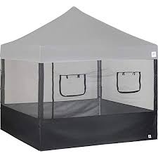 Tent walls, food service mesh sidewall kit with service windows, 4 walls only, black mesh. Amazon Com Impact Canopy Zippered Mesh Sidewalls For 10 X 10 Pop Up Tent Canopy White Outdoor Canopies Garden Outdoor