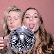 Here's your sign to book the Photobooth for your wedding day. We had so  much fun celebrating Madison + Korey and their guests did not disappoint at  the Photobooth! Photobooth: Retro Mirror