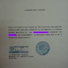This ministry handles all foreign trades and affairs of malaysia with the rest of the world. Nesh Good Conduct For Singapore Jobs Posts Facebook