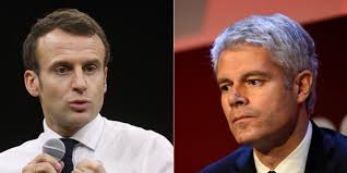 Han ble raskt ført bort av security. Soyez Libres Emmanuel Macron Face A Une Soixantaine D Elus Dont Laurent Wauquiez A Valence