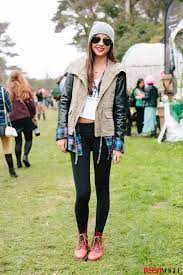 San Francisco Shows Off Festival Style With A Chilly Twist At Outside Lands Fashion Style Festival Outfit