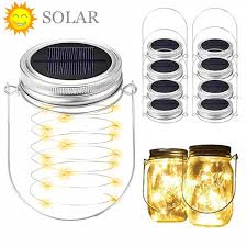 Led solar mason jar lid lights creative string bottle lamps for outdoor decor. Solar Mason Jar Lights Solar Fairy Lights Wedding Party Outdoor Garden Decoration Waterproof Lights String Buy At The Price Of 20 25 In Aliexpress Com Imall Com