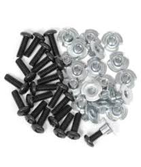 Owt ornamental wood ties owt (ornamental wood ties) bulk galvanized steel 1/2 in. 1 4 20 T Nuts And Black Bolts Rh 5220bo