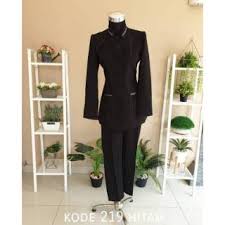 80 model baju batik terbaru 2021. Set Blazer Baju Kerja Wanita Abu Tua Azkia Bank Klinik Guru Dosen Kantor Muslim Modern Shopee Indonesia