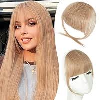 Amazon.com : Pink Seven Bangs Hair Clip in Bangs Fringe with Temples  Hairpieces for Women Human Hair Bangs Extension for Daily Wear(Dark Blonde)  : Beauty & Personal Care