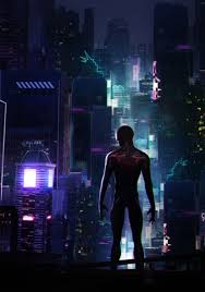 Miles Morales Spider Man By Mizuri Official On Artstation Superhero Wallpaper Glitch Wallpaper Spiderman Art