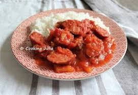 Cooking Julia Rougail Saucisses Rougail Saucisse Rougail Recette Reunionnaise