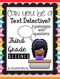 Third grade students should be focused on learning new words, mostly with their decoding skills. 3rd Grade Science Passages Worksheets Teaching Resources Tpt