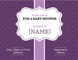 Name (s) a baby shower is technically a party to honor the mother, so her name goes on the baby shower invitation by default. Baby Shower Invitation