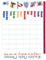 pin by jenny costa on kid charts chore chart kids toddler