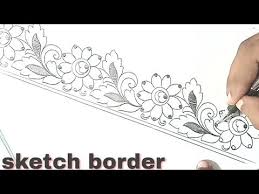 Draw Saree Border For Embroidery Designs Pencil Sketch Border Designs For Hand Embroidery Youtube 146,000+ vectors, stock photos & psd files. draw saree border for embroidery designs pencil sketch border designs for hand embroidery