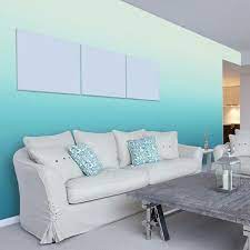 Wohnideen Maritim Einrichten Blaue Wand Ombre Wohnen Wande Streichen Wohnzimmer Modern