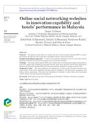 Further details regarding the application process and required documents may be found on the jpj website. Https Www Emerald Com Insight Content Doi 10 1108 Jhtt 10 2018 0107 Full Pdf Title Online Social Networking Websites In Innovation Capability And Hotels Performance In Malaysia