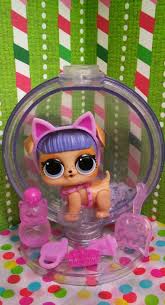 Lol fluffy ljubimca i dodatke za igru, kolekcionarski liflet. L O L Surprise Fluffy Pets Winter Disco Daring Doggie Paint Imperfection On Left Ear See Photo Comes With Globe A Lol Dolls Kids Doll House Barbie Toys