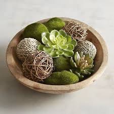 Rustic Spring Decorating Ideas Introduce Nature Organic Textural In 2020 Wooden Bowls Decor Faux Succulents Arrangements Spring Decor