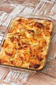 Three Cheese Au Gratin Potatoes Recipe Potatoes Au Gratin Recipes Food