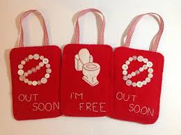 Toilet Door Sign Quot I 39 M Free Quot Occupied Sign Toilet Occupied Sign Occupied Door Hanger Engaged Door Si Bathroom Signs Trendy Bathroom Room Signs