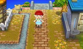 qrコード 敷石の小道と野に咲く花 秋バージョン とび森 マイデザイン とび森 マイデザイン 地面 どうぶつの森