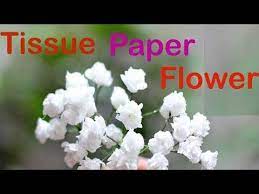 Diy Paper Baby Breath Flower From Tissue Paper Simple And Realistic Tiss Toilet Paper Flowers Paper Flower Backdrop Wedding Paper Flowers Diy