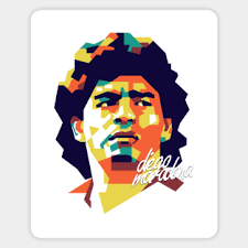 Rip Diego Armando Maradona Stickers for Sale