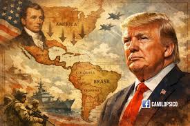 La Doctrina Monroe: de principio defensivo a instrumento de hegemonía  Proclamada en 1823 por el presidente estadounidense James Monroe, la  Doctrina Monroe nació bajo la consigna “América para los americanos”, una  frase