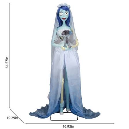 Warner Brothers 5.5-ft Corpse Bride Emily Motion Activated Animatronic in  the Halloween Animatronics department at Lowes.com