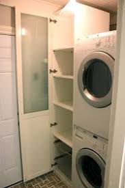 Browse 260 photos of washer dryer cabinet. Stacked Washer Dryer With Ikea Pax Ikea Laundry Room Ikea Laundry Laundry Closet