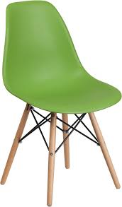 Furniture Outlet Georgia Green Plastic Chair With Wood Base Commercial Accent Chair 59 99 Http Www Fur Accent Chairs For Sale Plastic Chair Molded Chair