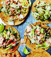 Using a fork, coat fish pieces in batter. Baja Style Fish Tacos With Grilled Slaw And Chipotle Mayo Fish Tacos Grilled Fish Tacos Chipotle Mayo