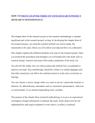 Terms in this set (4). How To Write Chapter Three Of Your Research Project Research Methodology By Researchwap Issuu