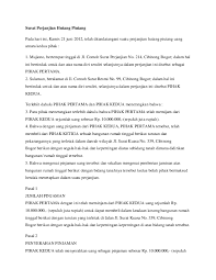 Contoh surat kuasa penagihan hutang perorangan doc. Doc Surat Perjanjian Hutang Piutang Azato Wekcu Academia Edu