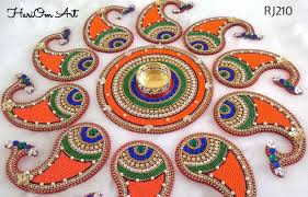 Pin By Hariom Art On Handicrafts Acrylic Rangoli Rangoli Designs Diwali Rangoli