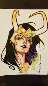 Loki is married to sigyn and they have a son, narfi and/or nari. Female Loki In Octavio D S Stelfreeze Brian Comic Art Gallery Room
