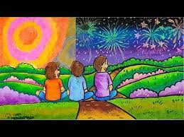 Ingin banting setir menjadi seorang bisnis atau peluang usaha 2020 adalah berbisnis henna. Cara Menggambar Dan Mewarnai Tema Tahun Baru 2020 Yang Bagus Dan Mudah Youtube Art Drawings For Kids Poster Drawing Scenery Drawing For Kids