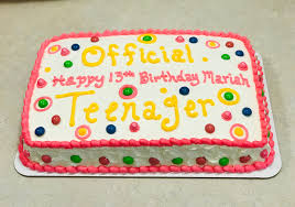 13th Birthday Cake For 13 Year Old Boy Official Teenager 13th Birthday Cake 13 Birthday Cake Birthday Sheet Cakes 13th Birthday