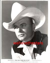 Vintage Bob Baker QUITE HANDSOME SEXY COWBOY '40 Publicity Portrait