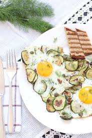Fried Eggs With Zucchini Seafood Recipes Recipes Avocado Egg