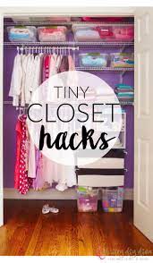 Brilliant Lifehacks To Organize Your Tiny Closet Tiny Closet Organization Small Closet Hacks Small Closet Organization