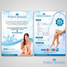 Peter paul jaukkuri charges / in manam chuponbacha. Create An Elegant Combined Leaflet And Price List For A Waxing Salon Postcard Flyer Or Print Contest 99designs