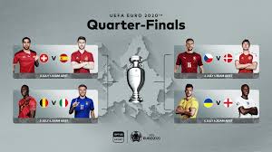 Who are the champions in the quarter final? Euro 2020 Quarter Final Preview Is It Coming Home