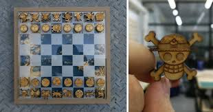 Custom Made One Piece Chess Set Bored Panda See im a big anime fan and i love the game of chess. custom made one piece chess set bored